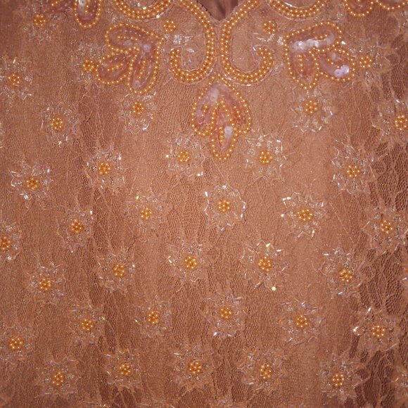 Vintage Jean for Joeseph LeBon beaded dress size 18 - Picture 2 of 3